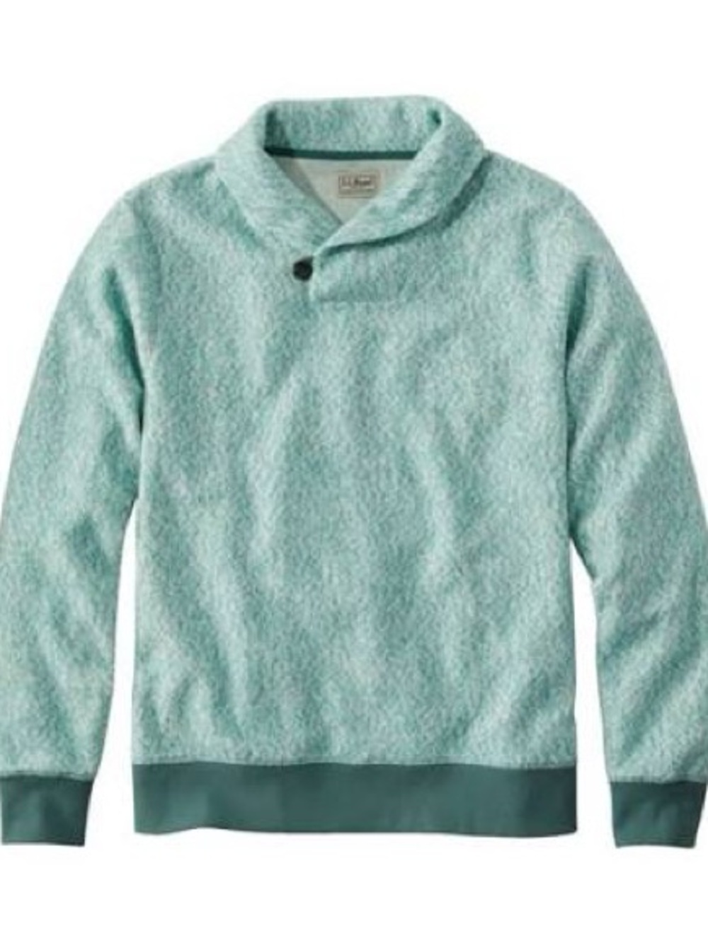 L.L. Bean Men's Heritage Marled Fleece Pullover Sweater Large